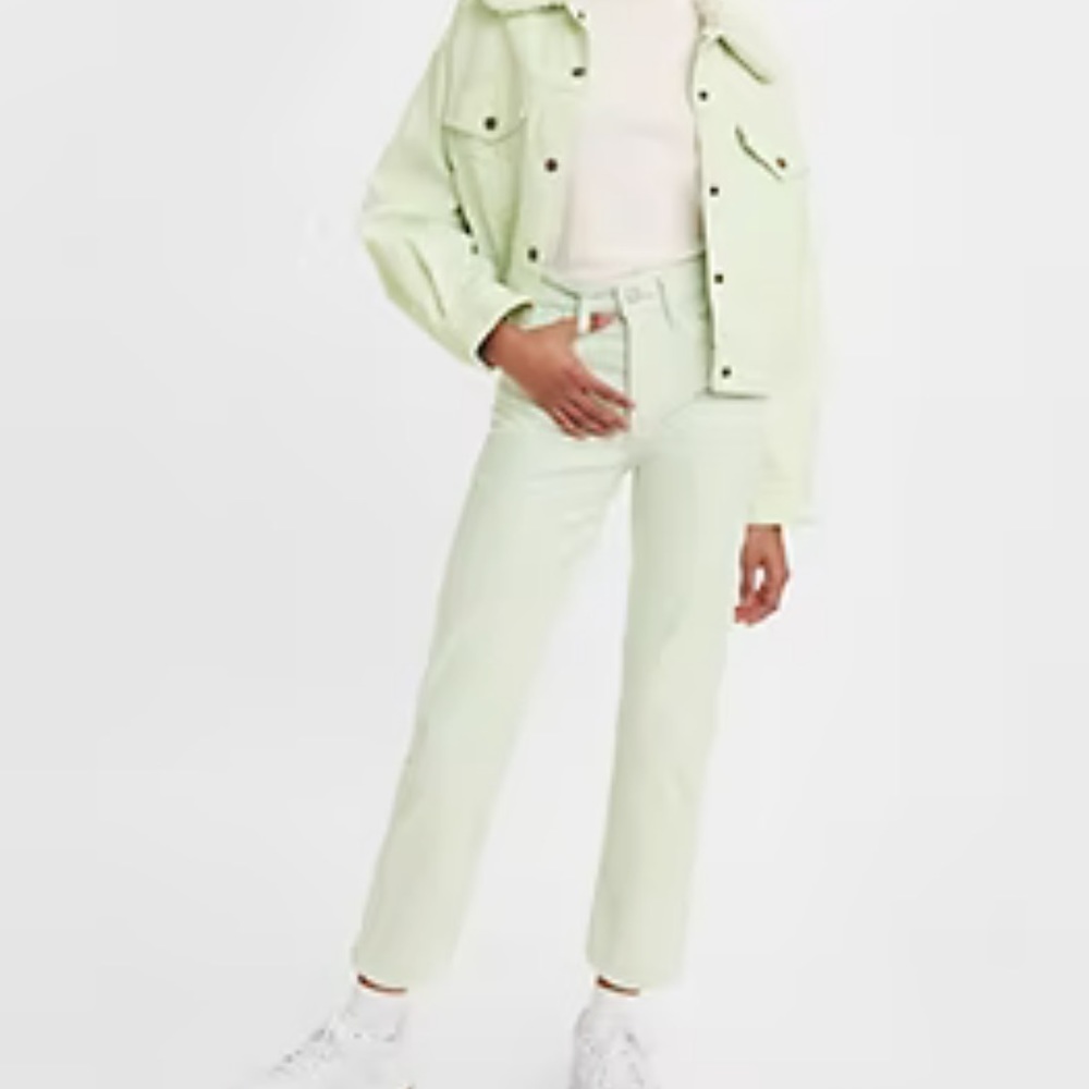Levi’s Light Green Corduroy Jeans Never Worn